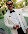Michael Andrews in White Dinner Jacket