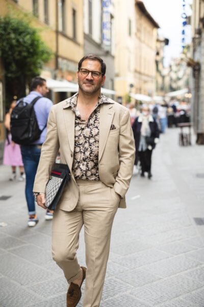 Michael - brown tropical wool suit