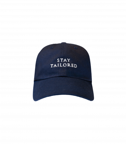 He Spoke Style/ Stay Tailored Hat in Navy and White - Front View