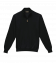 Michael Andrews Custom Merino Wool 1/4 Zip Mock Sweater in Dark Grey
