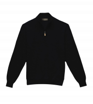 Forest Green Merino Wool 1/4 Zip