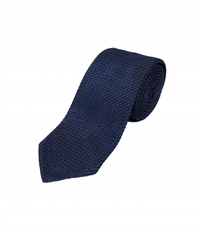 Michael Andrews Navy Blue Knit Tie