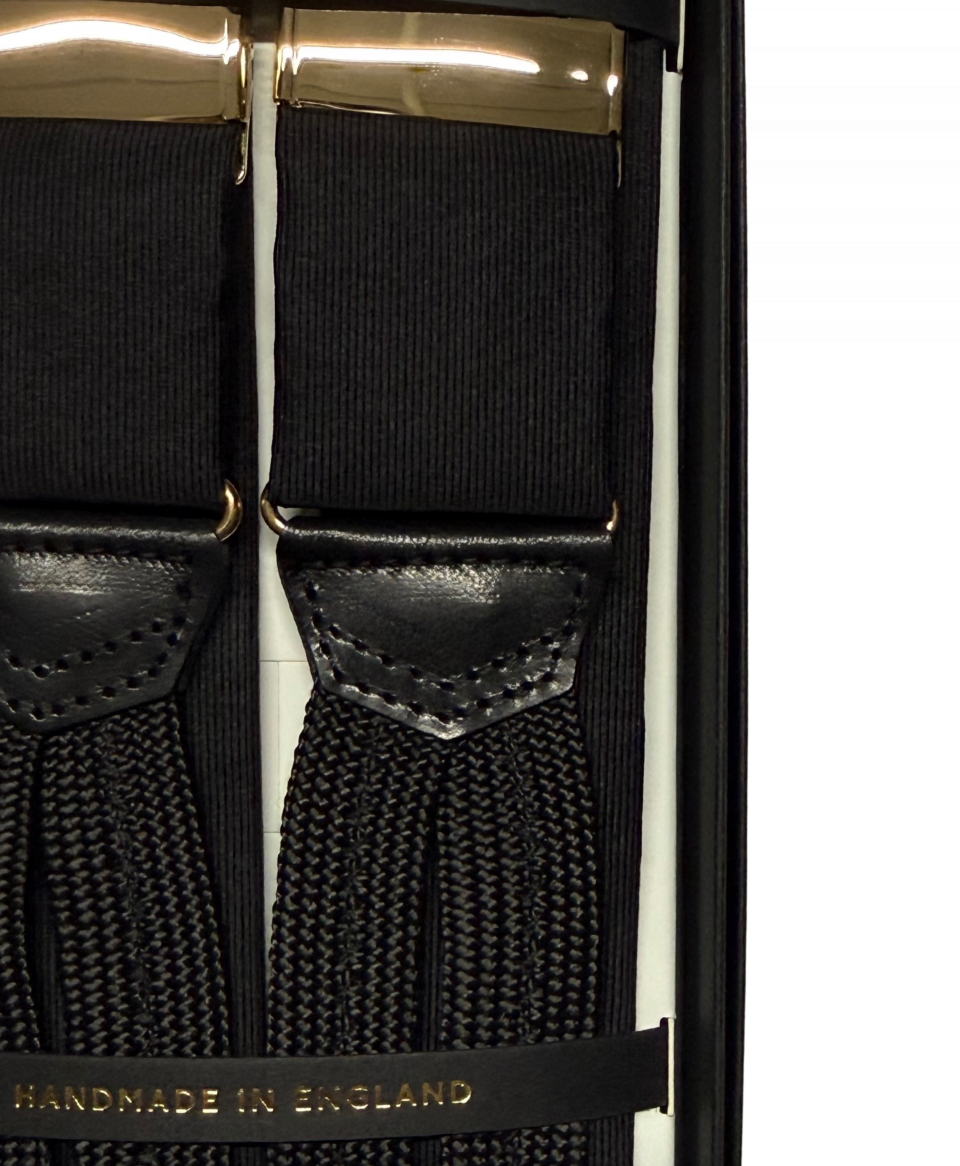 Grosgrain Suspenders Closeup