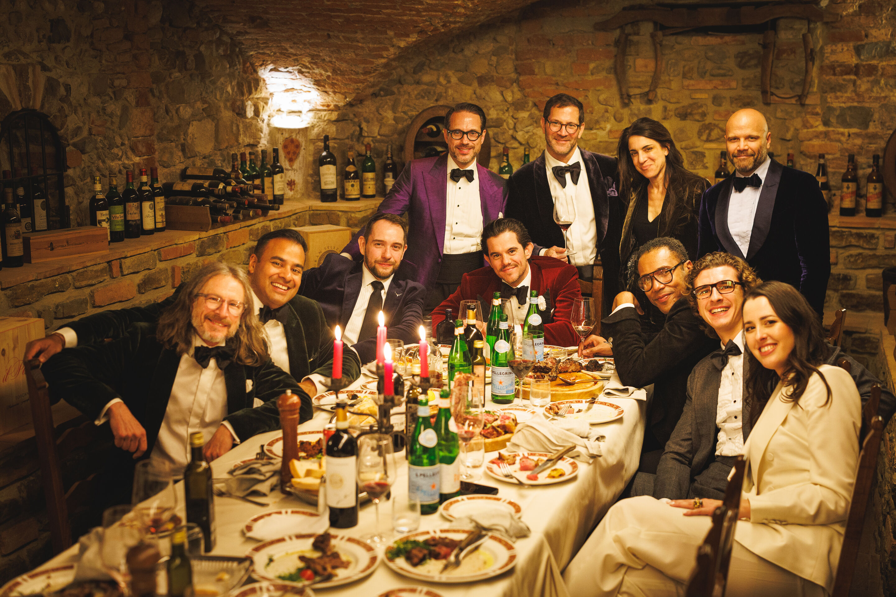 Pitti FW 2026 Groupshot - HSS Blog Post Landscape Pitti Uomo in Florence groupshot - custom suits nyc bespoke tailor midtown, noho