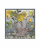 Oranges and Lemons Pocket Square by Sabina Savage in Acid and Smog- Flat image