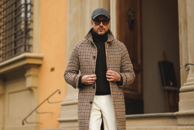 Brian Sacawa in Balmacaan Coat